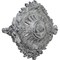 Ekena Millwork Antonio Ceiling Medallion, Hand-Painted Ultra Pure White Crackle, 35 7/8"W x 22 1/2"H x 4 3/8"P CM35X22ANUWC - alternate 5